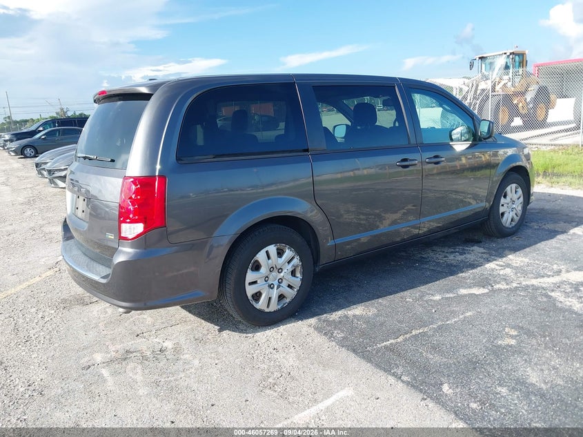 Vin: 2c4rdgbgxjr296599, lot: 46556791, dodge grand caravan se 20184