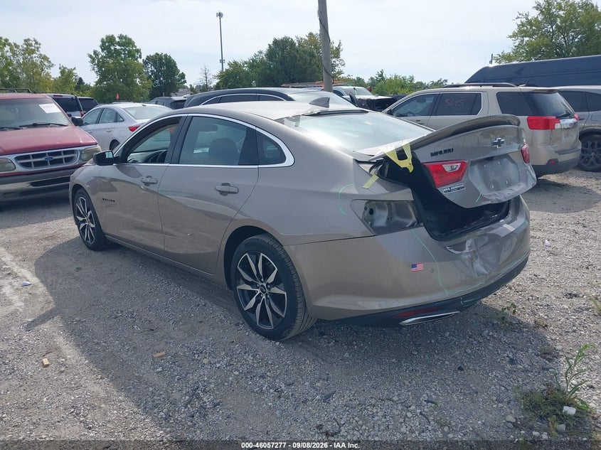 Vin: 1g1zg5st4sf139127, lot: 46556799, chevrolet malibu fwd rs 20253