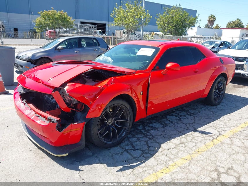 Vin: 2c3cdzfj1mh576420, lot: 46556807, dodge challenger r/t scat pack widebody 20212