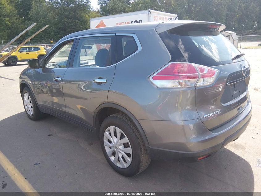 Vin: knmat2mv9fp521957, lot: 46556822, nissan rogue s 20153