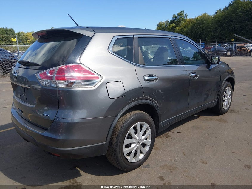 Vin: knmat2mv9fp521957, lot: 46556822, nissan rogue s 20154