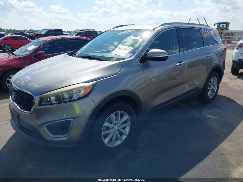 Vin: 5xypg4a30gg176013, lot: 46556841, kia sorento 2.4l lx 20162