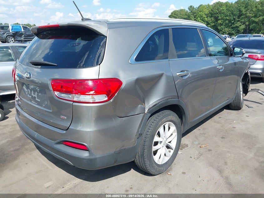 Vin: 5xypg4a30gg176013, lot: 46556841, kia sorento 2.4l lx 20164