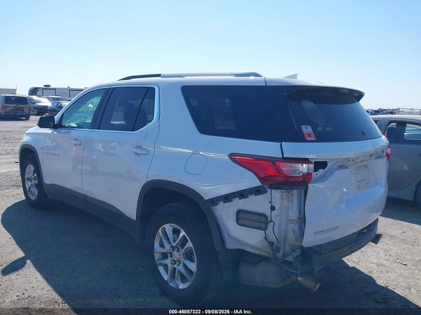 Vin: 1gnergkw3jj132484, lot: 46556844, chevrolet traverse 1lt 20183