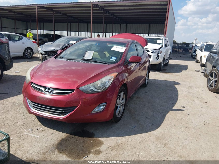 Vin: 5npdh4ae2dh451967, lot: 46556846, hyundai elantra gls 20132