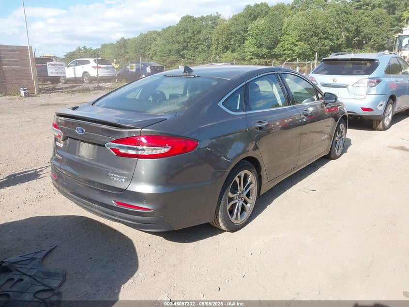 Vin: 3fa6p0lu2kr279150, lot: 46556854, ford fusion hybrid se 20194