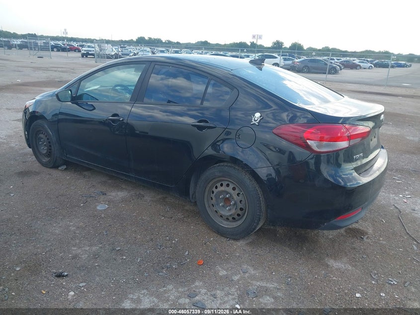 Vin: 3kpfl4a76je262635, lot: 46556861, kia forte lx 20183