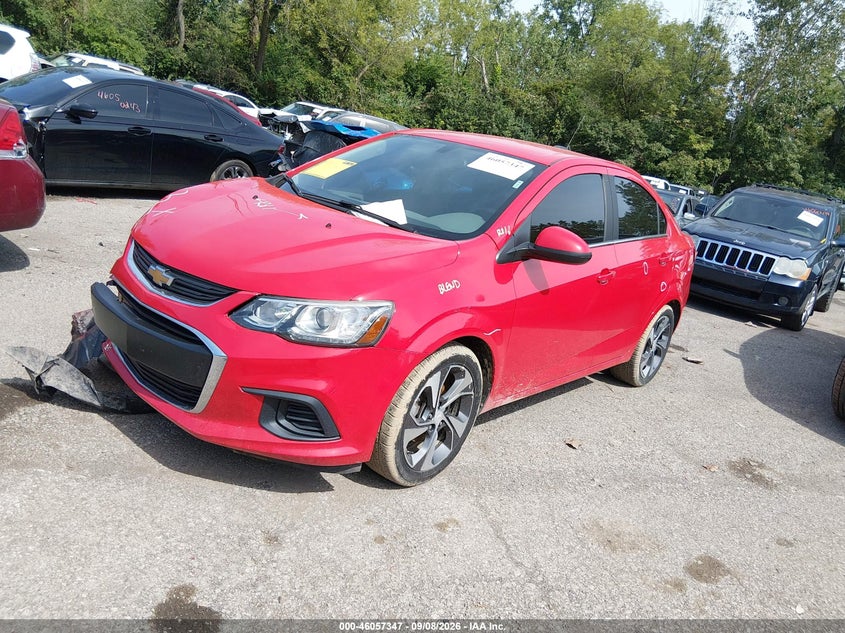 Vin: 1g1jf5sb0j4108393, lot: 46556869, chevrolet sonic premier auto 20182