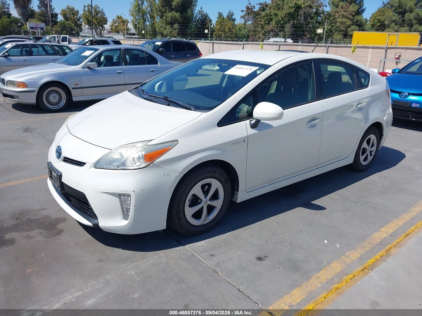 Vin: jtdkn3du9c1540454, lot: 46556898, toyota prius three 20122