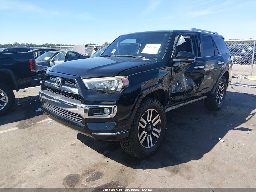 Vin: jtezu5jr2g5131624, lot: 46556941, toyota 4runner limited 20162