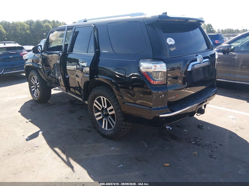 Vin: jtezu5jr2g5131624, lot: 46556941, toyota 4runner limited 20163