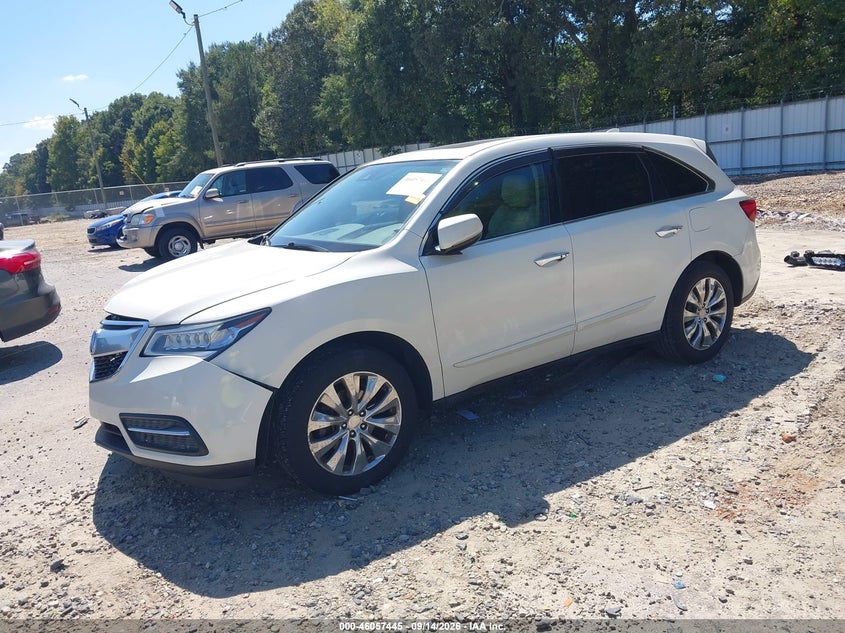 Vin: 5fryd3h46gb005293, lot: 46556967, acura mdx technology   acurawatch plus packages/technology package 20162