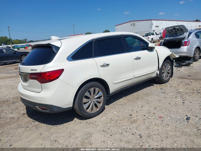 Vin: 5fryd3h46gb005293, lot: 46556967, acura mdx technology   acurawatch plus packages/technology package 20164