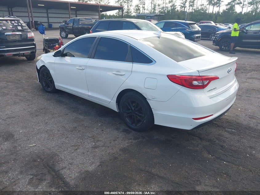 Vin: 5npe24afxgh387597, lot: 46556996, hyundai sonata se 20163