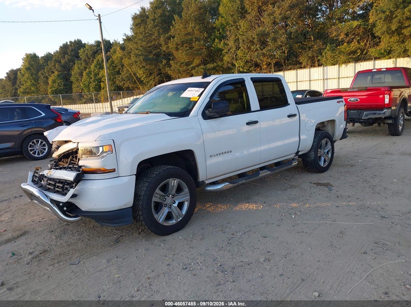 Vin: 3gcukpec5jg341852, lot: 46557007, chevrolet silverado 1500 custom 20182