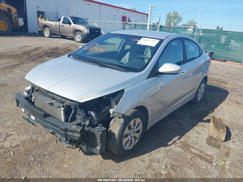 2016 Hyundai Accent Se, Удар спереди, IAAI, VIN KMHCT4AE9GU073369 — фото 2