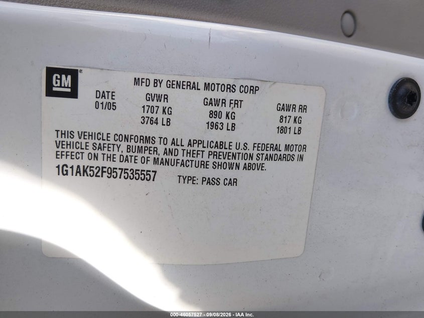 2005 CHEVROLET COBALT · Фото 9