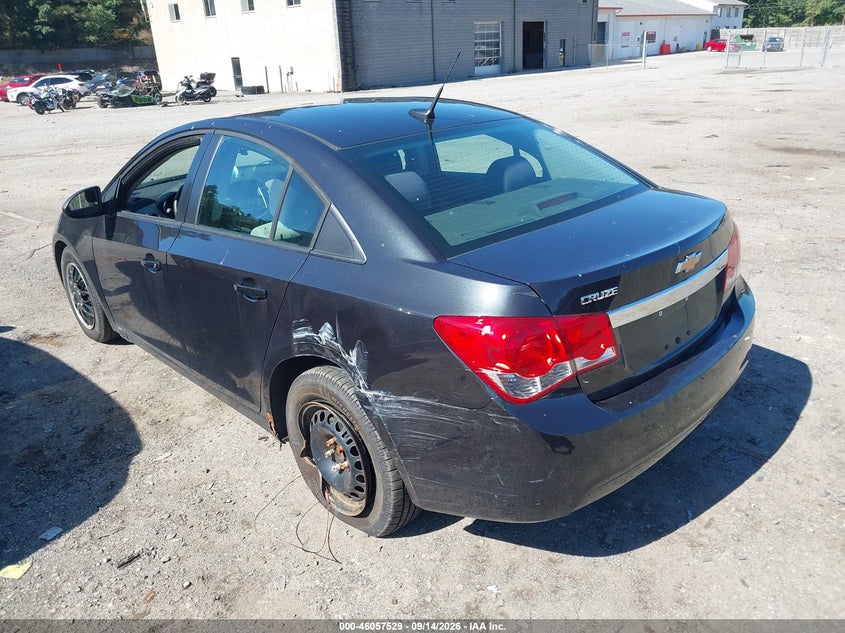 Vin: 1g1pa5sg4d7315358, lot: 46557052, chevrolet cruze ls auto 20133