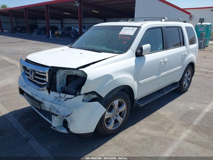 Vin: 5fnyf4h55eb046425, lot: 46557062, honda pilot ex-l 20142