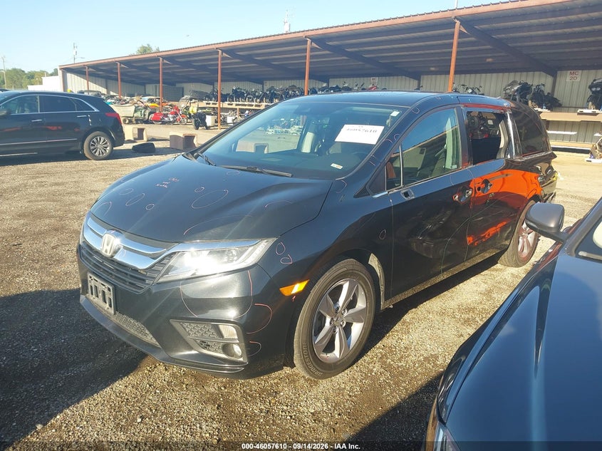 Vin: 5fnrl6h70jb069728, lot: 46557132, honda odyssey ex-l 20182