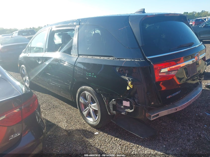 Vin: 5fnrl6h70jb069728, lot: 46557132, honda odyssey ex-l 20183
