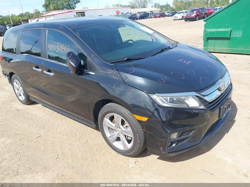 Vin: 5fnrl6h70jb069728, lot: 46557132, honda odyssey ex-l 2018 img_1