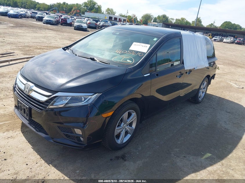 Vin: 5fnrl6h70jb069728, lot: 46557132, honda odyssey ex-l 20182