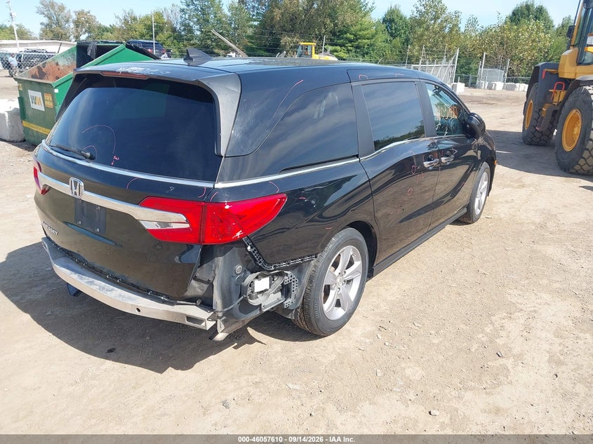 Vin: 5fnrl6h70jb069728, lot: 46557132, honda odyssey ex-l 20184