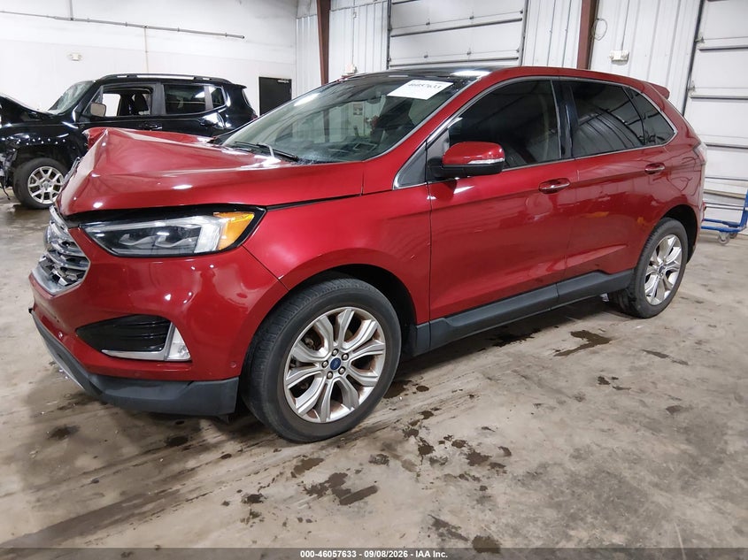 Vin: 2fmpk3k91lbb20023, lot: 46557155, ford edge titanium 20202
