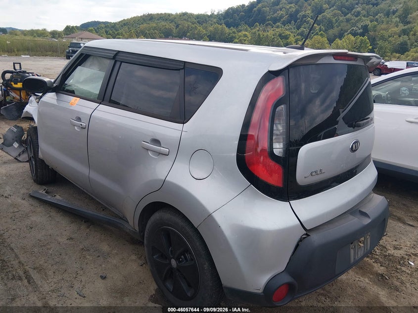 Vin: kndjn2a20e7737117, lot: 46557167, kia soul 20143