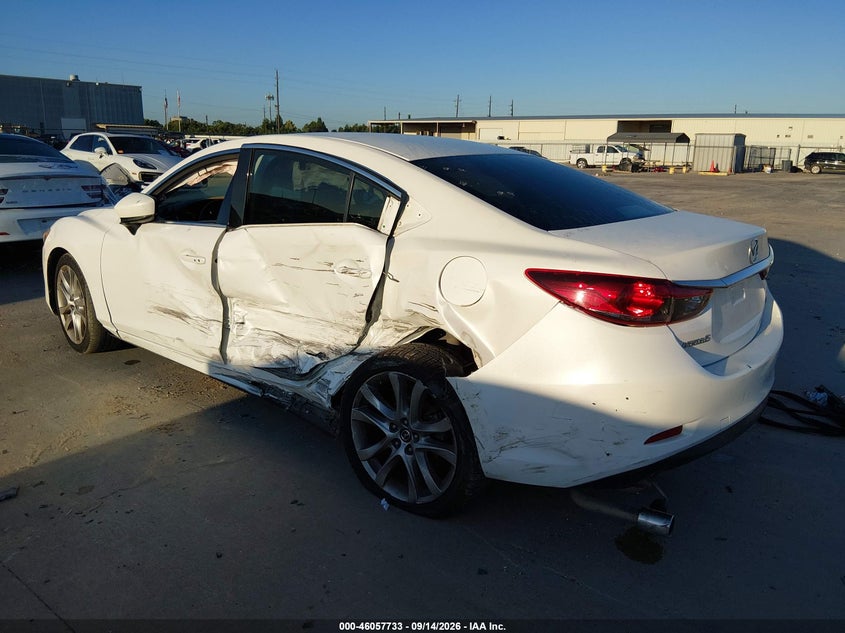 Vin: jm1gl1v55h1155309, lot: 46557254, mazda mazda6 touring 20173