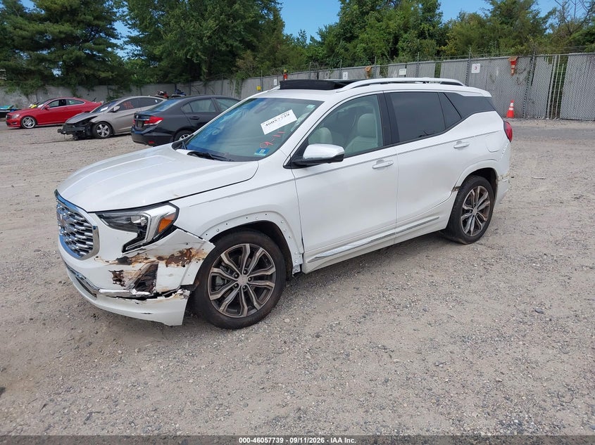 Vin: 3gkalsex6ll238119, lot: 46557261, gmc terrain fwd denali 20202