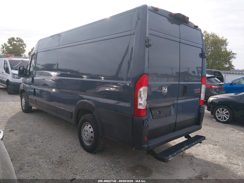 Vin: 3c6urvjg6ke564026, lot: 46557270, ram promaster 3500 cargo van high roof 159 wb ext 20193