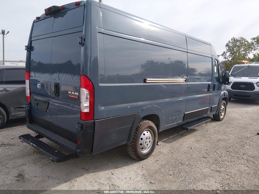 Vin: 3c6urvjg6ke564026, lot: 46557270, ram promaster 3500 cargo van high roof 159 wb ext 20194