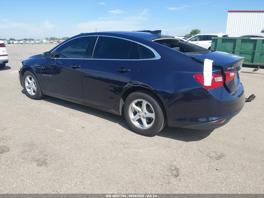 Vin: 1g1ze5stxhf146596, lot: 46557276, chevrolet malibu 1lt 20173