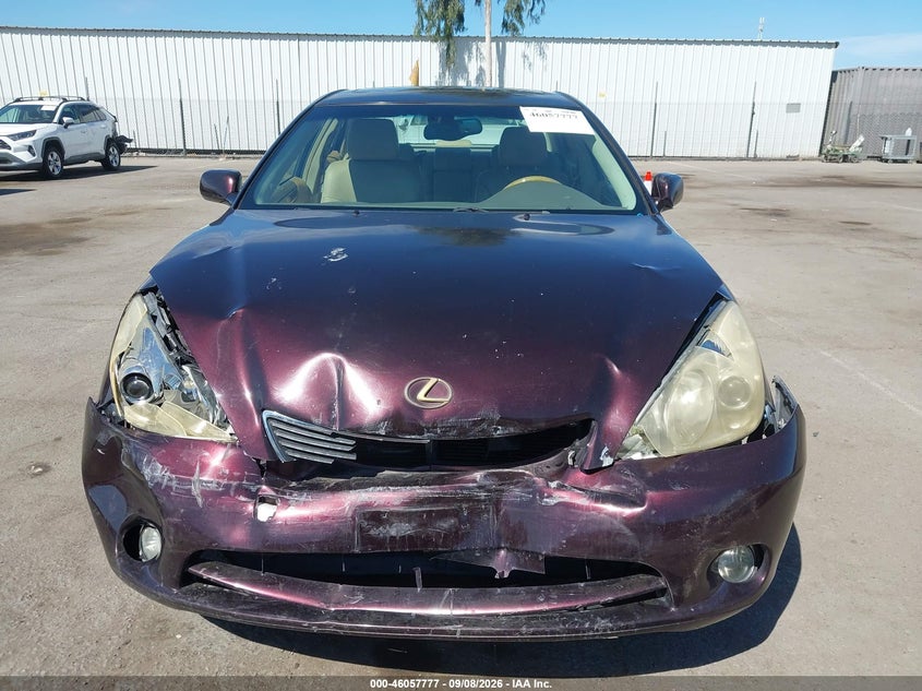 LEXUS ES 330 2006 VIN JTHBA30G865152834