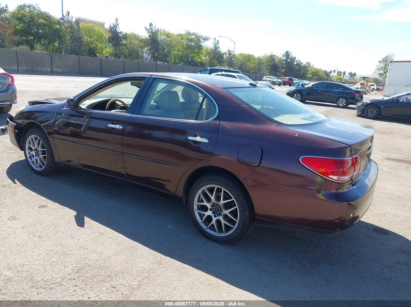 LEXUS ES 330 2006 VIN JTHBA30G865152834