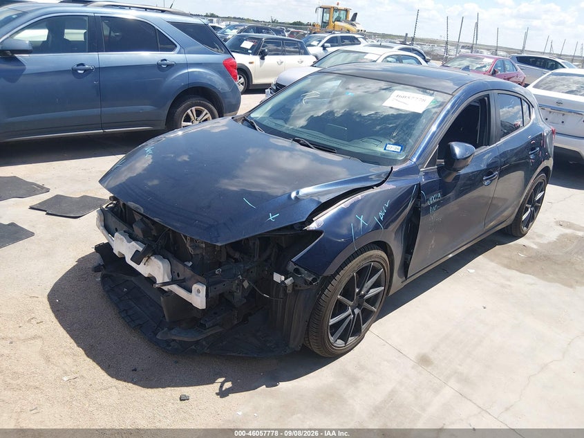 Vin: jm1bm1m34g1320675, lot: 46557300, mazda mazda3 s touring 20162