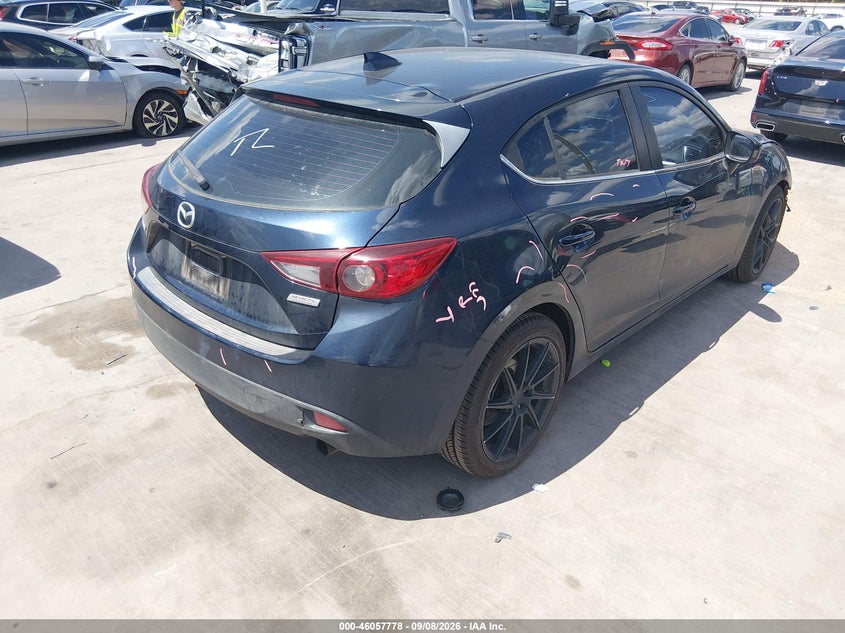 Vin: jm1bm1m34g1320675, lot: 46557300, mazda mazda3 s touring 20164
