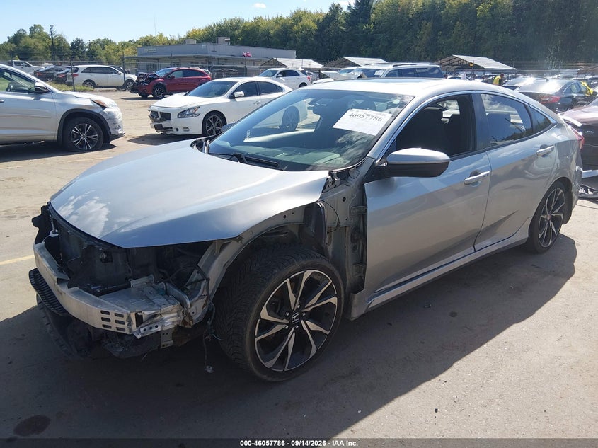 Vin: 2hgfc1e52jh700001, lot: 46557310, honda civic si 20182