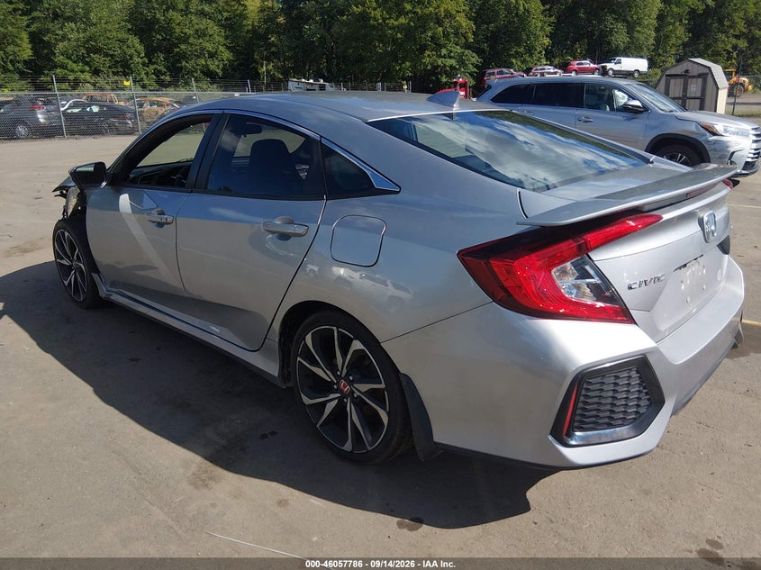 Vin: 2hgfc1e52jh700001, lot: 46557310, honda civic si 20183
