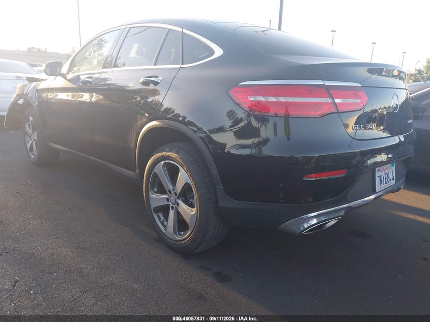 Vin: wdc0j4kb6hf195415, lot: 46557353, mercedes-benz glc 300 coupe 4matic 20173