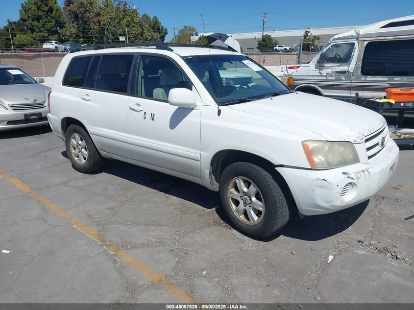 2001 TOYOTA HIGHLANDER auction photo 1
