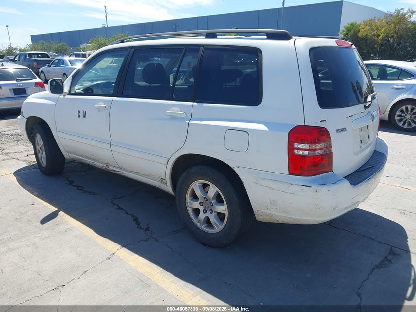 2001 TOYOTA HIGHLANDER auction photo 3