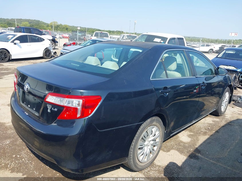 Vin: 4t4bf1fk6cr199270, lot: 46557385, toyota camry le 20124