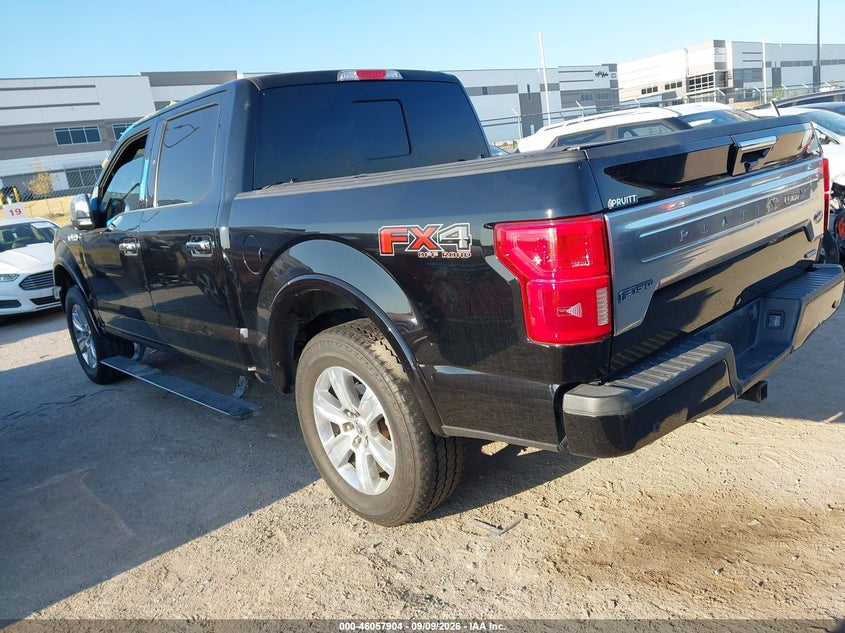 Vin: 1ftew1eg5jfa94701, lot: 46557426, ford f-150 platinum 20183