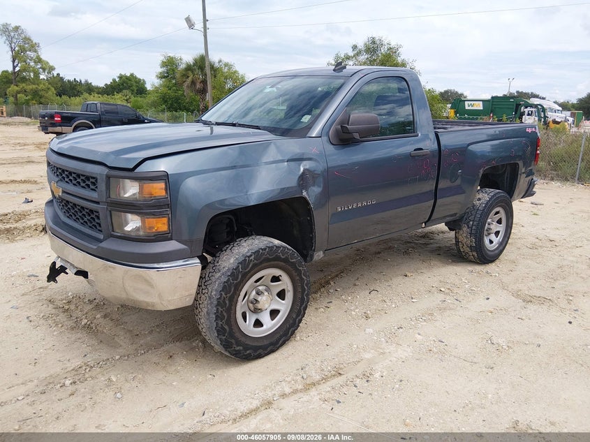 Vin: 1gcncpeh2ez290829, lot: 46557427, chevrolet silverado 1500 work truck 20142
