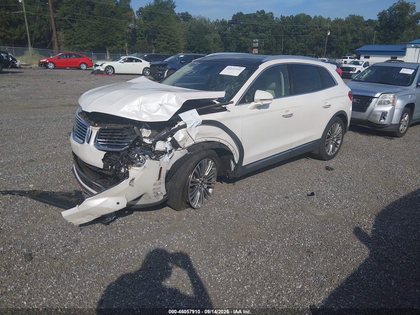 Vin: 2lmpj6lr6gbl69723, lot: 46557432, lincoln mkx reserve 20162