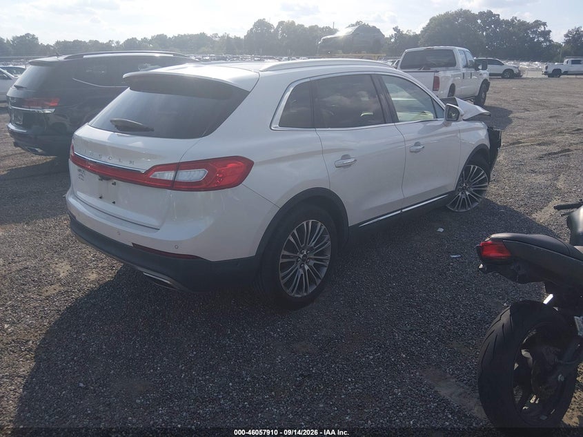 Vin: 2lmpj6lr6gbl69723, lot: 46557432, lincoln mkx reserve 20164