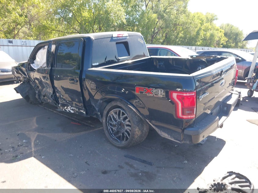Vin: 1ftew1eg7hfc71758, lot: 46557449, ford f-150 lariat 20173